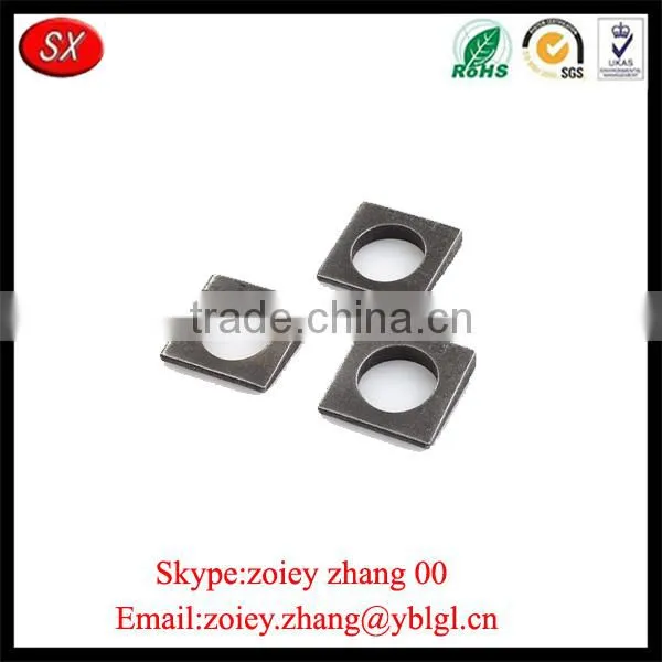Custom Made Precision Stainless Steel Square Beveled Washer photo-3