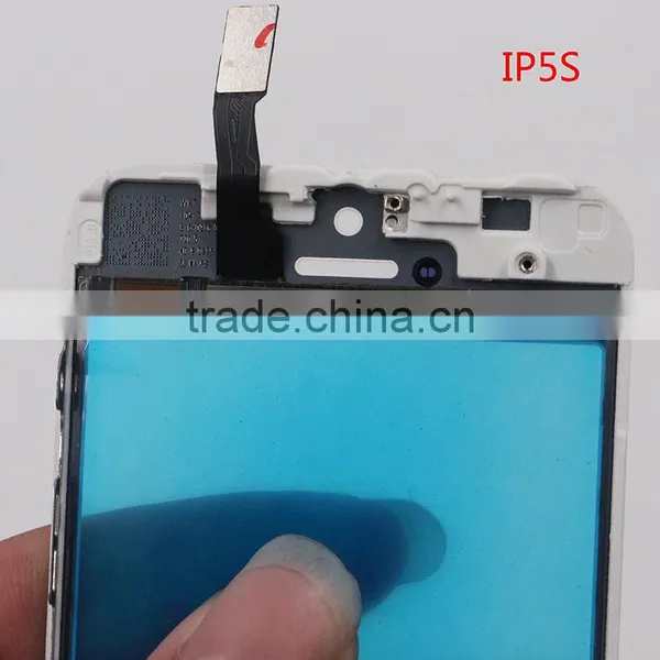 Factory Supply White and Black Touch Screen With Frame for Iphone 5s Screen and Digitizer Oem photo-3