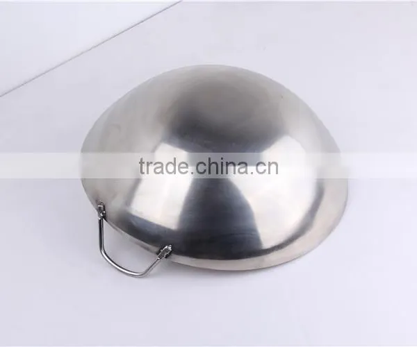 Hand Hammered Cookware Non Stick Best Stainless Steel Wok photo-5