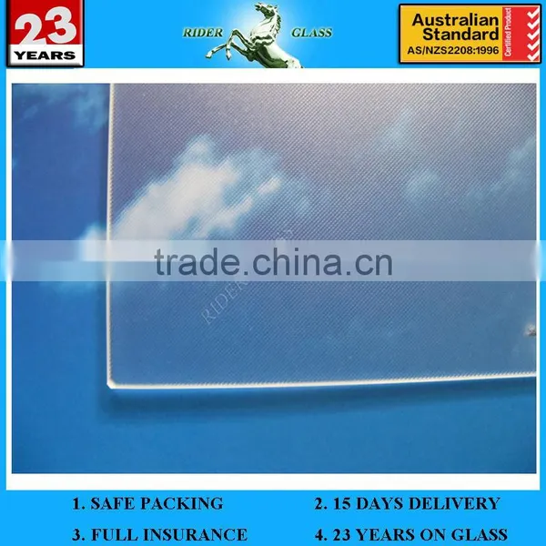 3.2/4mm EN12150 & SPF Solar Panel Toughened Glass photo-3