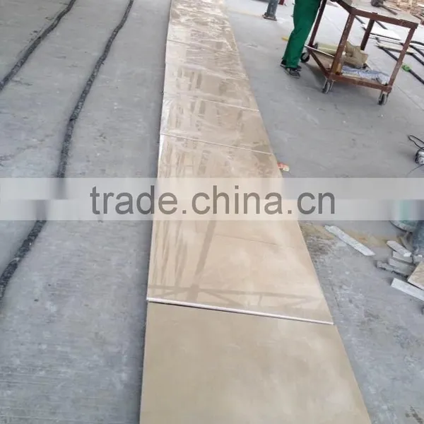 a Piece of Marble Coffee Table, Burdur Beige Marble Coffee Table photo-2