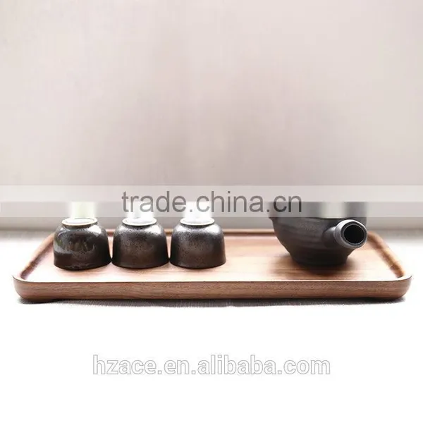 Walnut Wood Tray, Wooden Tray, Wooden Plates, Tea Tray