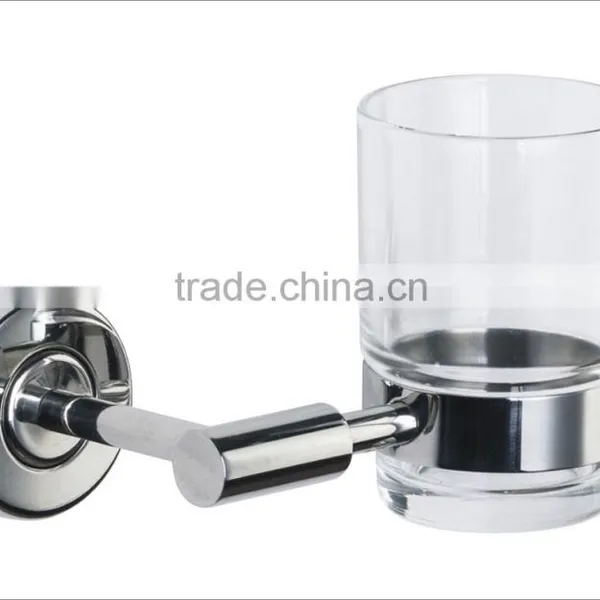 Wholesale Wall Mounted Stainless Steel Bathroom Double Cup Holder BSCI photo-3