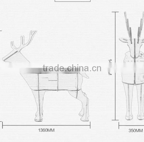 Home Furniture of Birch Plywood Elk Talbe photo-4