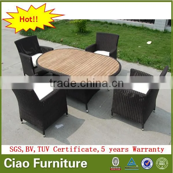 New Design Garden Table Furniture Outdoor Dining Table Set photo-2