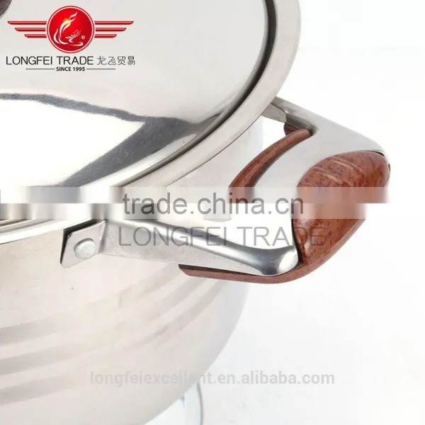 2016 Large Stainless Steel Bright Color Cookware Set Stainless Steel Soup Pot photo-3