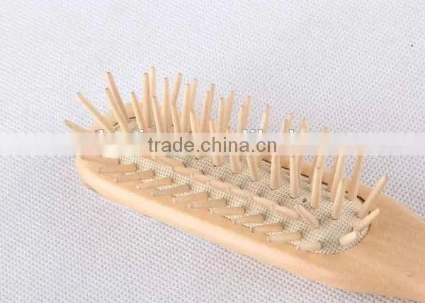 64 Holes Wooden Message/comb Hair Brush photo-3