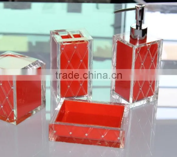 Wholesale Custom Handmade Acrylic Bathroom Accessories photo-6