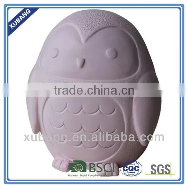Home Decorative White Owl Shape Bank Money Box photo-2
