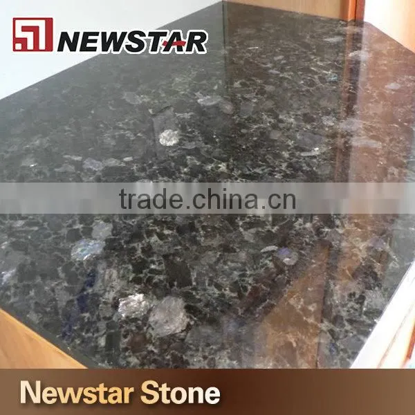 Newstar Customize Fabricated Hole Cutting Royal Blue Granite Countertop photo-4