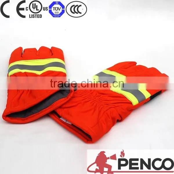 Firefight Safety Fire Retardant Cleaner Worker Engineer Police Fireman Hand Protected Safety Security Gloves photo-5