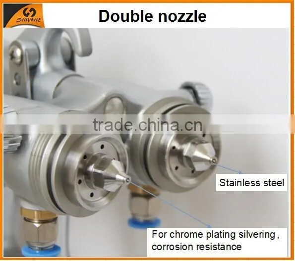 2015 Ningbo Tools Hot on Sales 93 Double Nozzle Spray Gun Paint Hvlp photo-4