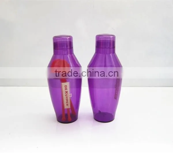 New Products of Plastic Cocktail Shaker Bottle