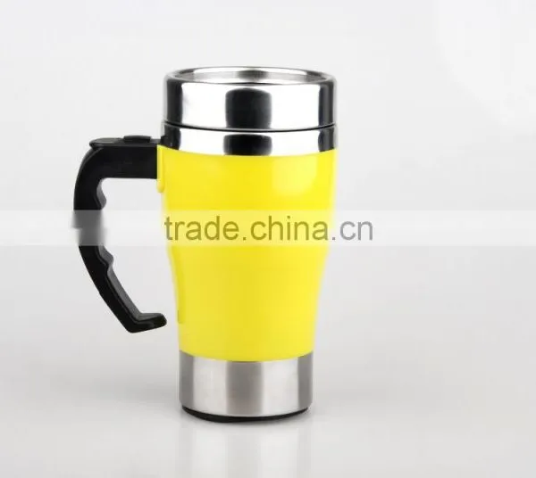 Promotional Self Stirring Mugs With Batteries Stainless Steel Coffee Mug LS Eplus photo-2