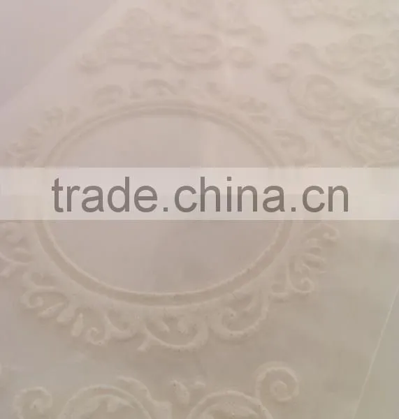 Graceful Glitter Lace Fram Sticker, Classic Decorative Shinny Glitter Sticker photo-4