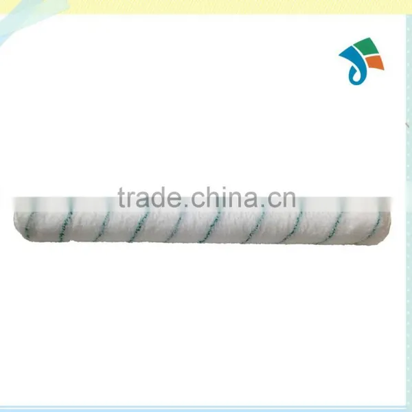 High Quality Microfiber With Single Green Stripe Paint Roller Cover Paint Roller Sleeve photo-3