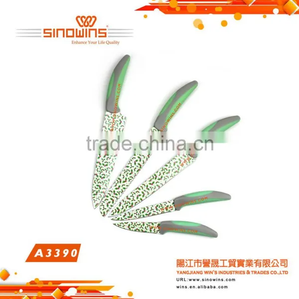 Royal Ceramic Knives Set 5pcs Non-stick Coating Knife Set photo-5