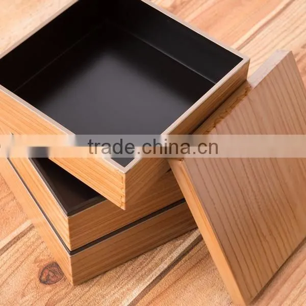 Japanese Bento Box Sushi Wood Container Sushi Bento Wappa Made in Japan photo-6