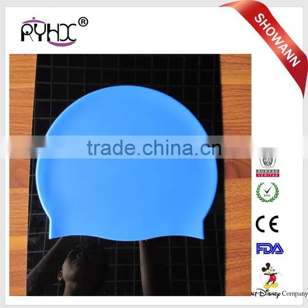 2017 Most Popular Custom Printing Silicone Swimming Cap Wholesale photo-3