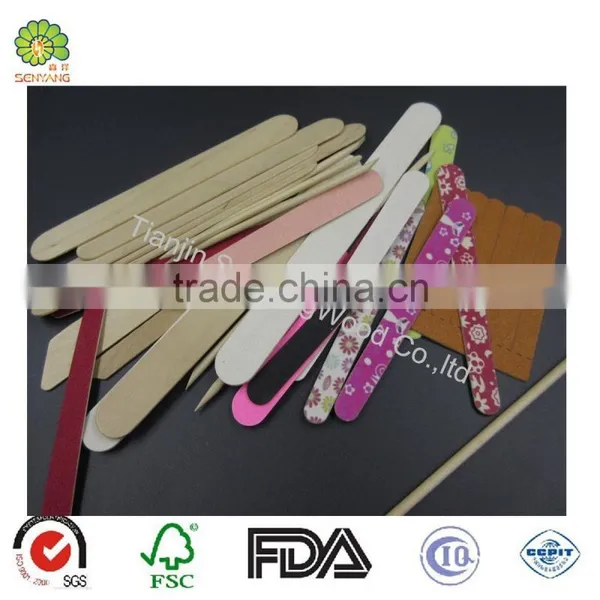 Birch Orange Manicure Wood Stick for Nail photo-3