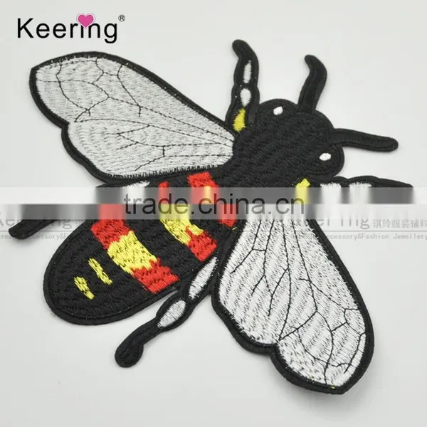 Hot Sale Pretty Bee Embroidery Patch Fabric Craft WEF-287 photo-3