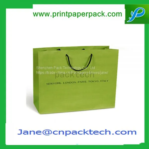 Customized Printing Paper Gift Bag Carrier Handbags Shopping Bag photo-2