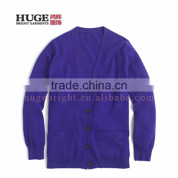 New Style Kintted V-Neck Collar 12GG Cardigan Fashion photo-2