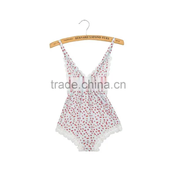 Summer Baby Clothing Hot Sale Baby Girl Lace Romepr Infant and Toddlers Floral Romper photo-3