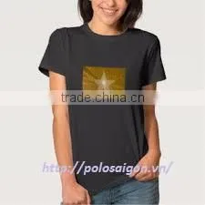 Ladies Top Silk Sreen Garment Fashion T-shirt photo-3
