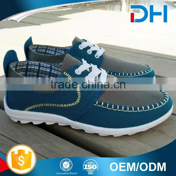 Lastest Design China Flat Canvas Shoe Man Trainers Shoes 2017 photo-2