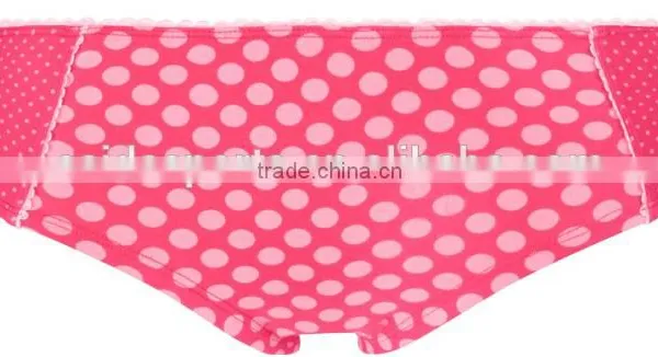 Lady AOP white dots pink hipster