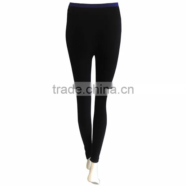 Solid Long Seamless Leggings Hot Sexy Women Yoga Panties Nylon Plain Legging photo-3