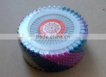 China Security Plastic Colorful Pearl Sewing Headed Pins photo-2