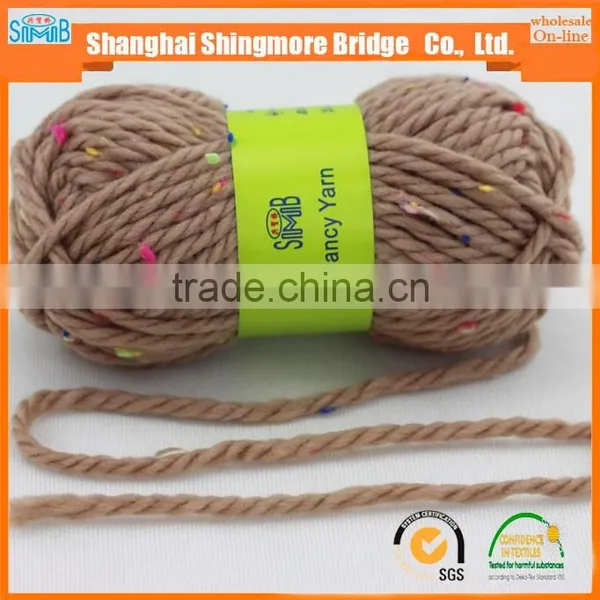 China Knitted Yarn Factory Hot Wholesale Speckle Yarn for Your Sparkling Life photo-4