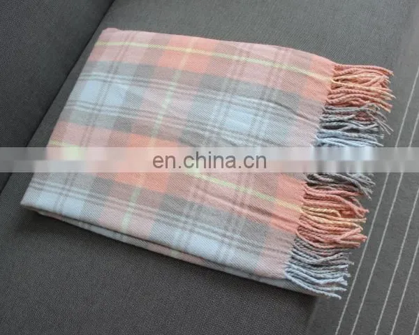 New Autumn And Winter Cashmere Scarf Magic Color Plaid Print Scarf photo-6
