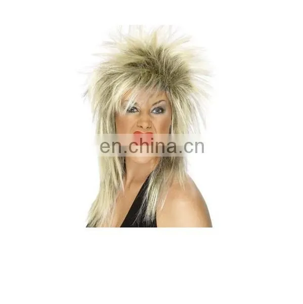 Halloween Carnival Party Tina Turner Wig for Adults photo-2