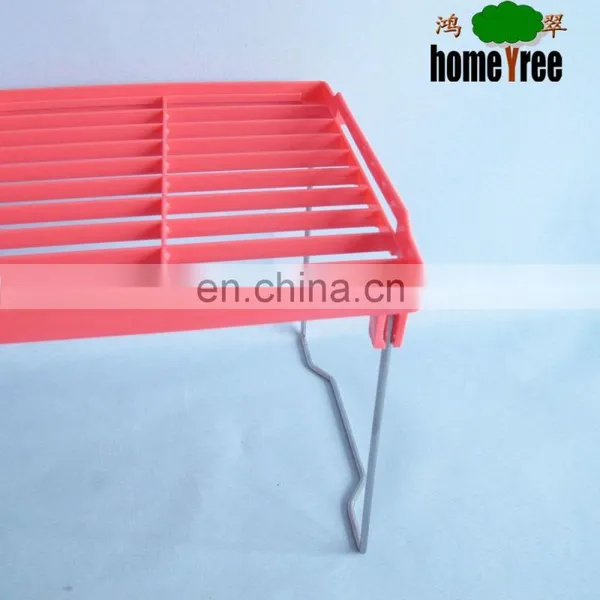 L High Quality PP+Metal Foldable Refrigerator Shelf Bathroom Storage Shelf photo-4
