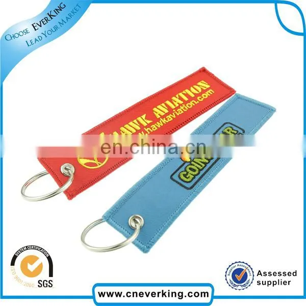 Cheap Embroidery Keyring Key Tags From China Factory photo-2