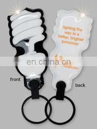 New Design Cheap Pvc Keychain Key Holder With Led Light Wholesales photo-2
