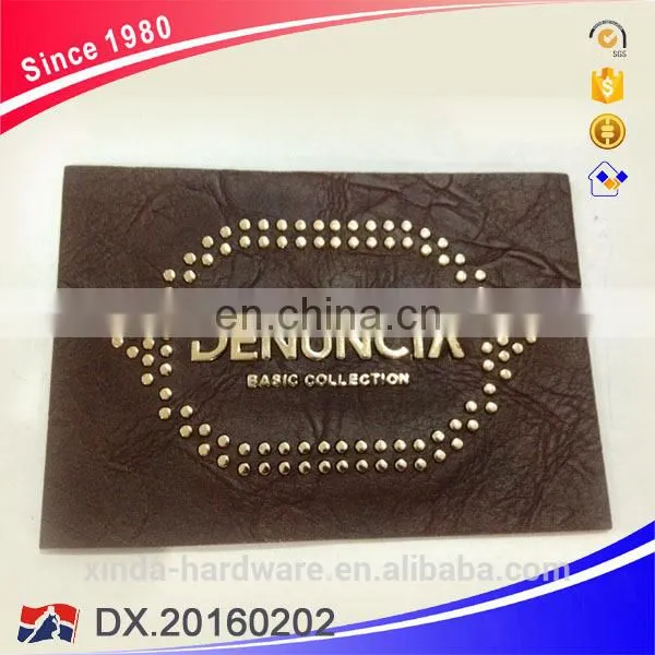 Fashion Customizable Logo Labels With Metal Bage photo-6