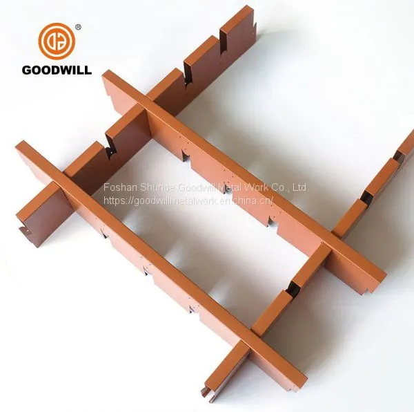 Promotion Price High Quality Aluminum Suspended Grid Ceiling Open Cell Ceiling photo-4