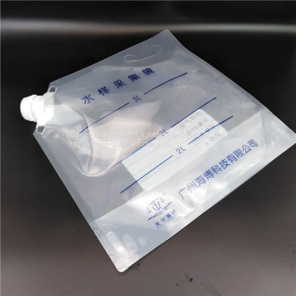 Made in China 5L Cow Milk PET Plastic Filling Bag/empty Stand up Large Spout Soft Composite Plastic Bag photo-4