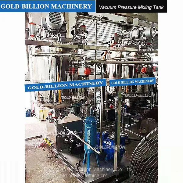 Mixing Vessel, High Speed Mixer Vacuum Stainless Steel Emulsion Tank, Mixing Tanks photo-5