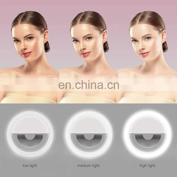 Customized Logo Cellphone LED Selfie Ring Light 36 LED Universal Ring Mounted for Smartphones photo-5