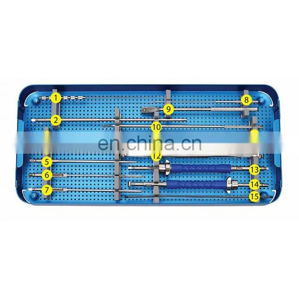 High Quality Orthopedic Surgical Instruments Spinal Pedicle Screw Fixation Surgery System Instrument Set photo-4