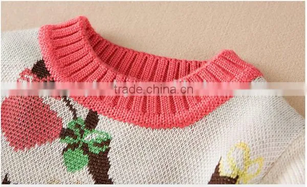 China Supplier Baby Sweater Embroidery Design Mother's Day Hand Knit Baby Sweater photo-2