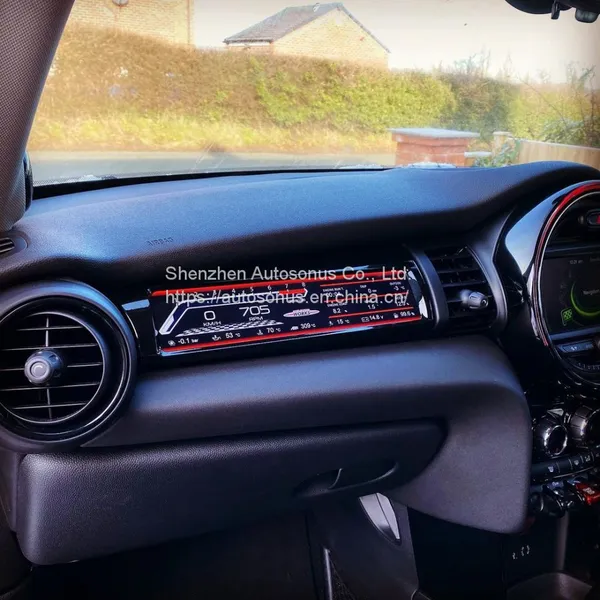 Mini F55 F56 F57 Passenger Sports Display Right Hand Drive RHD LCD Dash Panel AUTOSONUS