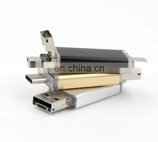 2018 Promotional 3 in 1 OTG Functions USB 3.1 Hight Speed Type c Usb Flash Drive for Apple Notebook Macbook and Letv Cell Phones photo-5