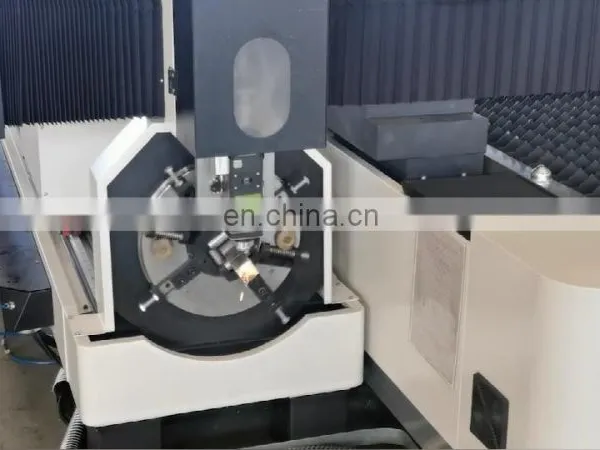 Tube Laser Cutting Machine Pipe Laser Cutting Machine Promotional 1000W Metal Pipe Tube Plate Fiber Laser Cutting Machine photo-2