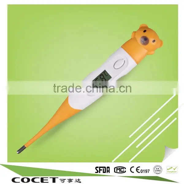 China Hot Sell Flexible Animal Cartoon Baby Kids Digital Thermometer With CE ROHS ISO EMC photo-3